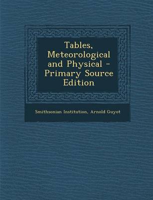 Book cover for Tables, Meteorological and Physical