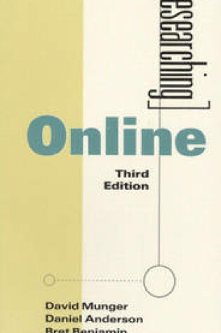 Cover of Researching Online, (Paperback)