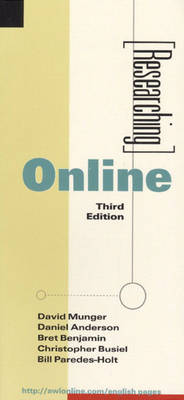 Book cover for Researching Online, (Paperback)