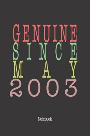 Cover of Genuine Since May 2003