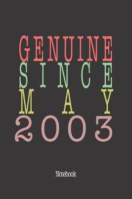 Book cover for Genuine Since May 2003