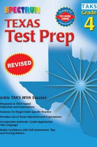 Cover of Texas Test Prep, Grade 4