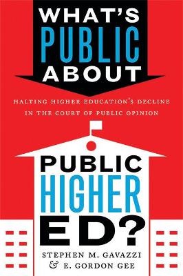 Book cover for What's Public about Public Higher Ed?