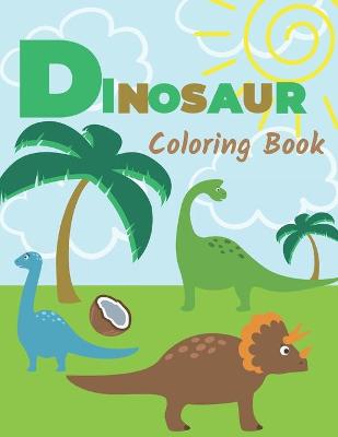 Book cover for Dinosaur Coloring Book