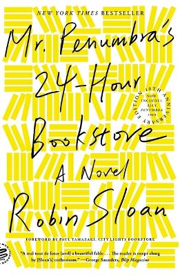 Book cover for Mr. Penumbra's 24-Hour Bookstore