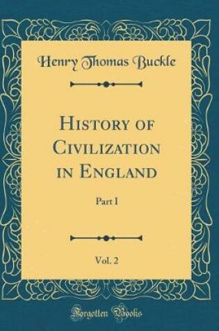Cover of History of Civilization in England, Vol. 2