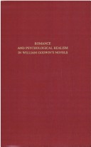 Cover of Romance and Psychological Realism in William Godwin's Novels