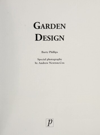 Cover of Garden Design