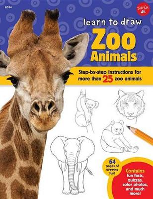 Book cover for Learn to Draw Zoo Animals