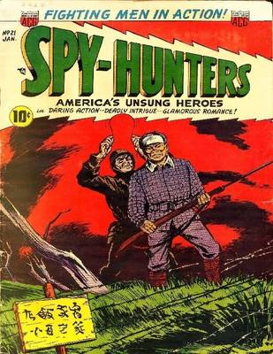 Book cover for Spy-Hunters Number 21 War Comic Book