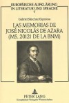 Book cover for Las Memorias de Jose Nicolas de Azara (Ms. 20121 de La Bnm)