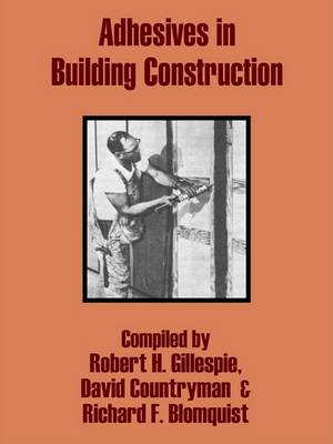 Book cover for Adhesives in Building Construction