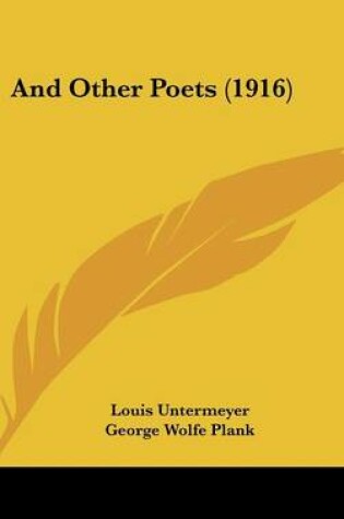 Cover of And Other Poets (1916)