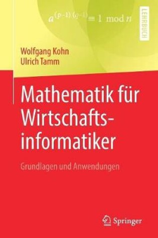 Cover of Mathematik Fur Wirtschaftsinformatiker