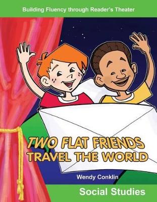 Book cover for Two Flat Friends Travel the World