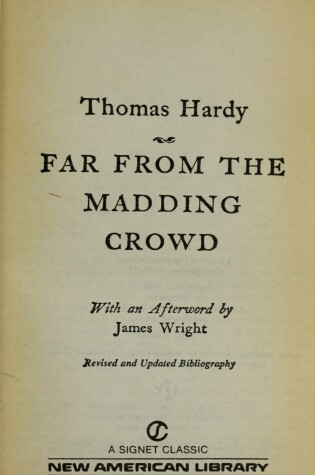 Cover of Hardy Thomas : Far from the Madding Crowd (Sc)
