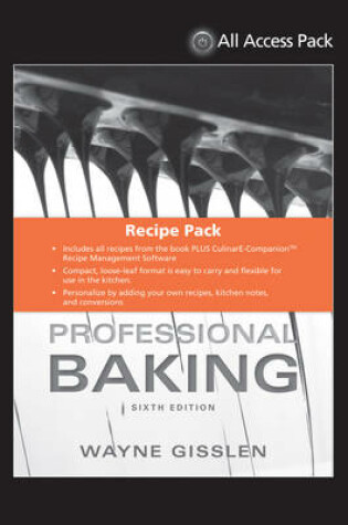 Cover of All Access Pack Recipes to Accompany Professional Baking