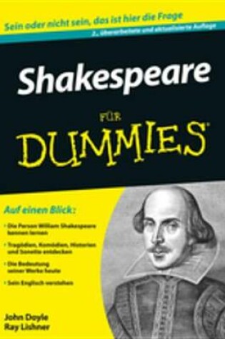 Cover of Shakespeare fur Dummies