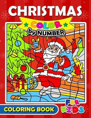 Book cover for Christmas Color by Number Coloring Book for Kids