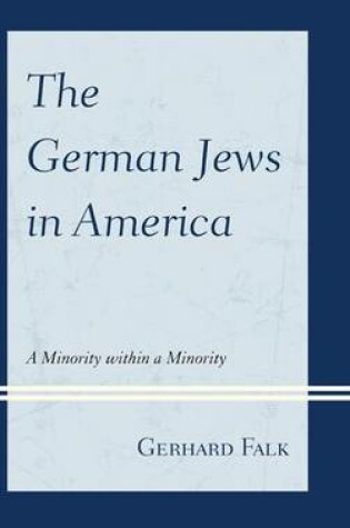 Cover of German Jews in America