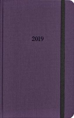 Book cover for Shinola Planner: 2019, 12 Month, Hard Linen, Dark Purple (5.25x8.25)