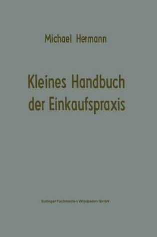 Cover of Kleines Handbuch der Einkaufspraxis