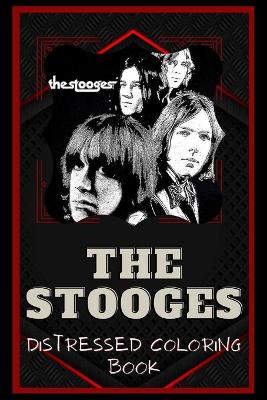 Book cover for The Stooges Distressed Coloring Book