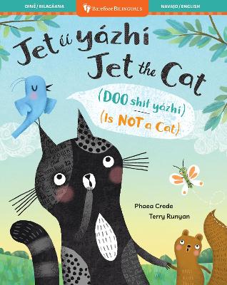 Book cover for Jet the Cat (Is Not a Cat) (Bilingual Navajo & English)