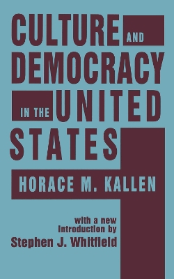 Book cover for Culture and Democracy in the United States