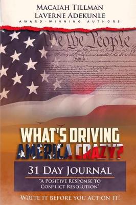 Book cover for What's Driving America Crazy? 31 Day Journal