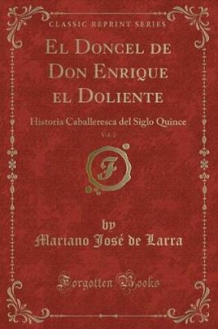 Cover of El Doncel de Don Enrique El Doliente, Vol. 2