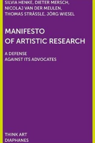 Cover of Manifesto of Artistic Research