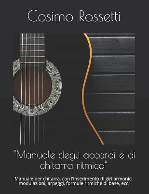 Book cover for "Manuale degli accordi e di chitarra ritmica"
