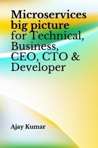 Cover of Microservices big picture for Technical, Business, CEO, CTO & Developer