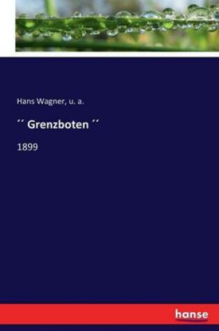 Cover of Grenzboten