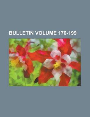 Book cover for Bulletin Volume 170-199