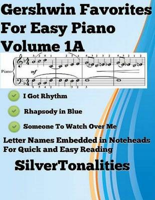 Book cover for Gershwin Favorites for Easy Piano Volume 1 A