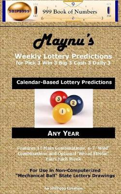 Book cover for Maynu's Weekly Lottery Predictions
