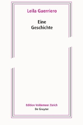 Cover of Eine Geschichte