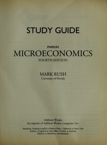 Book cover for Microeconomics Study Guide