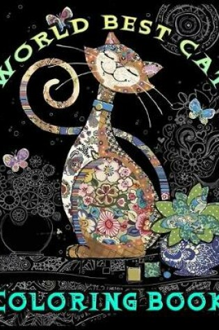 Cover of World Best Cat Coloring Book