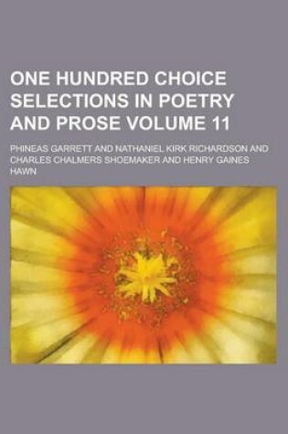 Cover of One Hundred Choice Selections in Poetry and Prose Volume 11