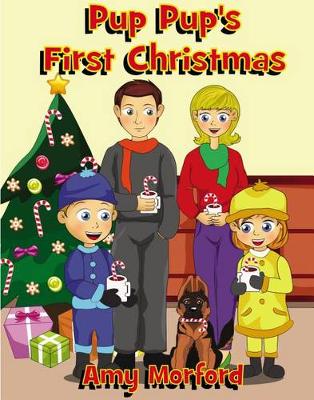 Book cover for Pup Pup's First Christmas