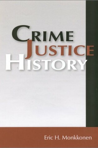 Cover of Crime, Justice, History