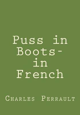 Book cover for Puss in Boots- in French