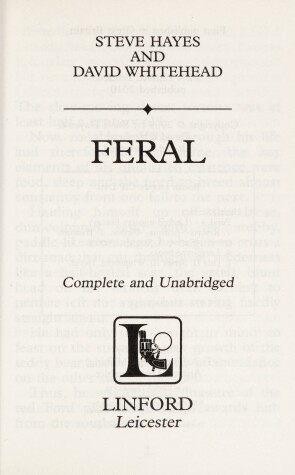 Book cover for Feral