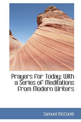 Book cover for Prayers for Today