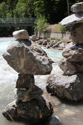 Book cover for Cool Pair of Rock Cairns in the River Journal