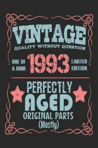 Cover of Vintage Quality Without Question One of a Kind 1993 Limited Edition Perfectly Aged Original Parts Mostly