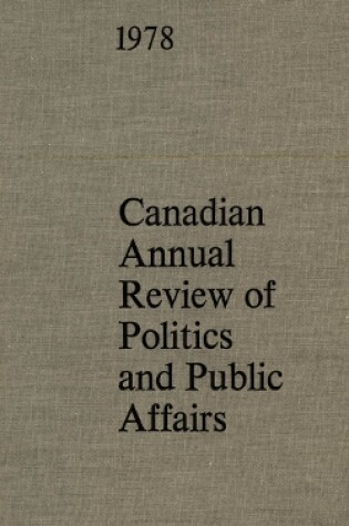 Cover of Cdn Annual Review 1978